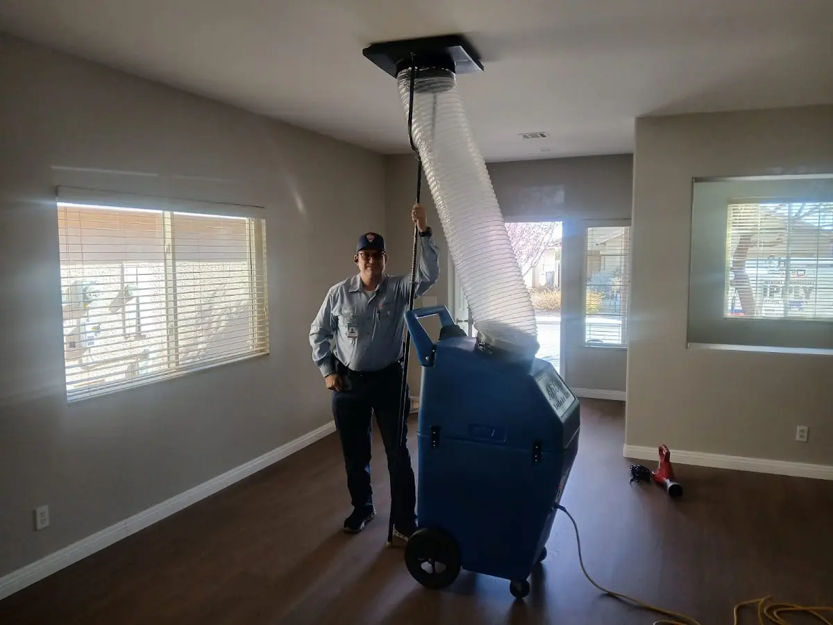 Professional Dryer Vent Cleaning work inside a Hinesville home
